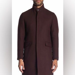 Theory Christopher Coat Brand New Malbec
